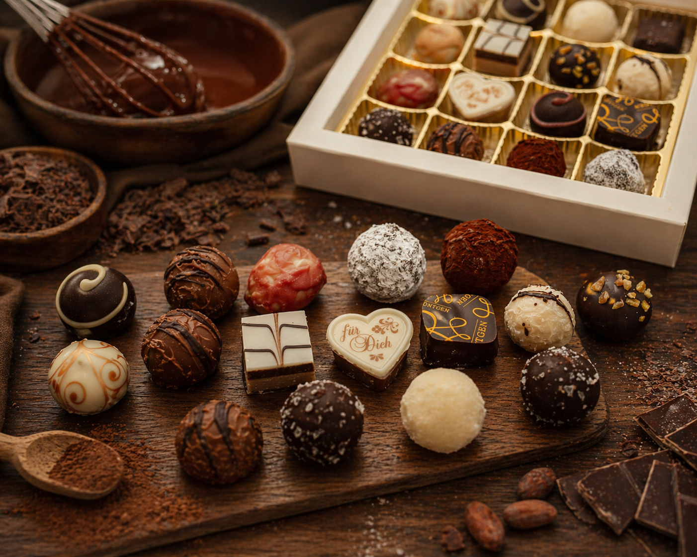 Pralinenkunst – Von der Form zur Vollendung